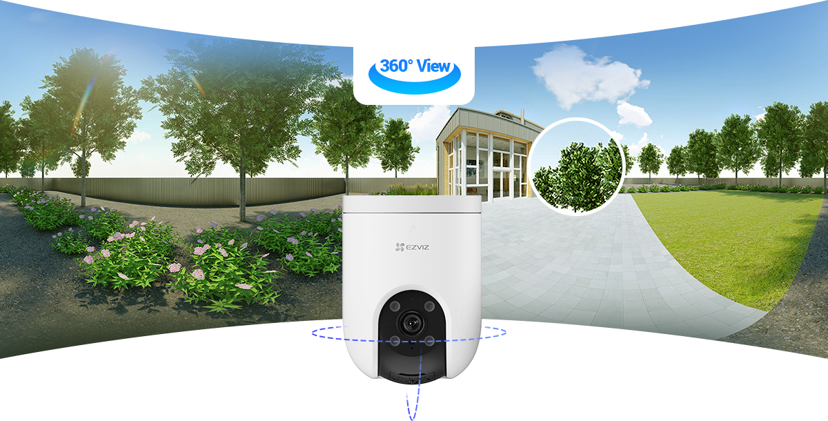 EZVIZ H8c Pro 2K outdoor Wi‑Fi camera