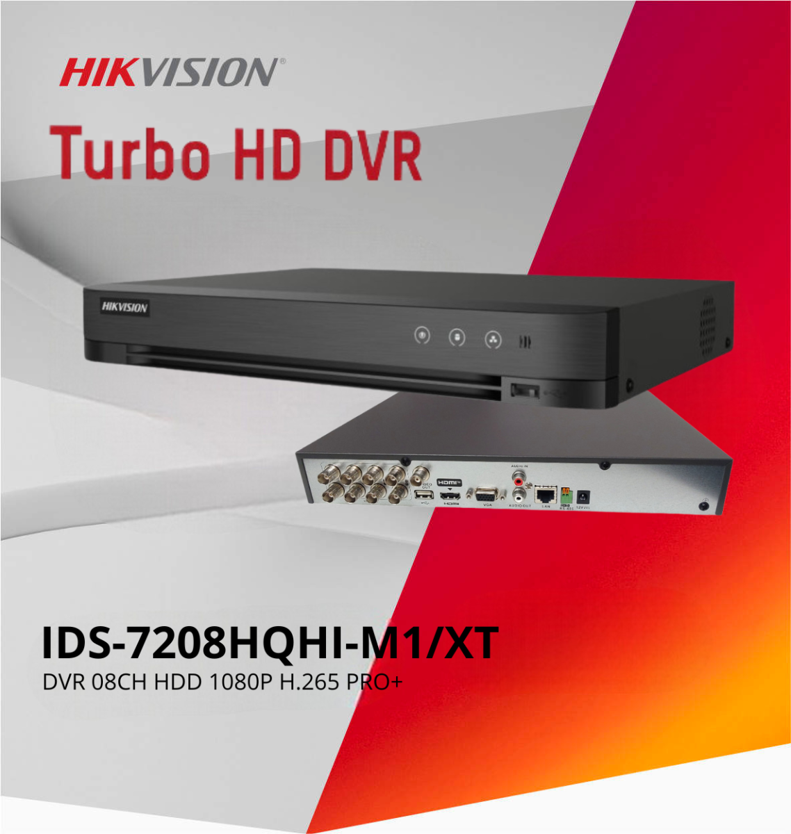 Hikvision IDS-7208HQHI-M1/XT 8 Channel DVR UAE